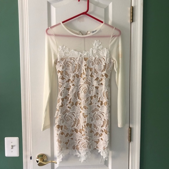 Nasty Gal Dresses & Skirts - Nasty Gal long sleeve lace dress Nasty Gal Dresses & Skirts - Nasty Gal long sleeve lace dress